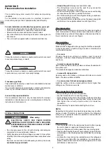 Preview for 2 page of Technibel Climatisation GR12 Series Installation Instructions Manual