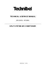 Предварительный просмотр 1 страницы Technibel Climatisation GR128R5 Technical & Service Manual