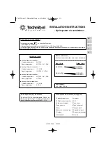 Technibel Climatisation GRF128R5I Series Installation Instructions Manual preview