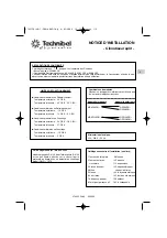 Preview for 9 page of Technibel Climatisation GRF128R5I Series Installation Instructions Manual