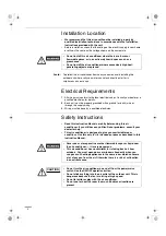 Preview for 4 page of Technibel Climatisation MCAF124R5IAA Operating Instructions Manual