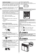 Preview for 13 page of Technibel Climatisation REVE 235RH2O Operating Instruction