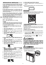 Preview for 58 page of Technibel Climatisation REVE 235RH2O Operating Instruction