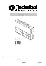 Technibel Climatisation SDAFM126R5 Installation Manual предпросмотр