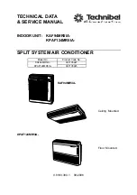 Preview for 1 page of Technibel 387105945 Technical Data & Service Manual