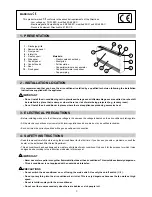 Предварительный просмотр 3 страницы Technibel AOV 15 S Operating Instructions Manual