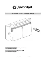 Technibel ARGO 235HPH2O Technical Data & Service Manual preview