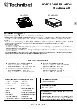 Предварительный просмотр 9 страницы Technibel CA10FICR5 Installation Instructions Manual