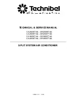 Technibel CA250X5TAA Technical & Service Manual preview