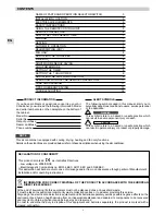 Preview for 2 page of Technibel CA8FIA0R5I Operating Instructions Manual