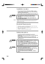 Предварительный просмотр 4 страницы Technibel CAF124MR5IAA Operating Instructions Manual