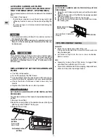 Preview for 12 page of Technibel CAF258C5T Series Operating Instructions Manual