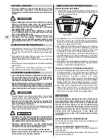 Preview for 40 page of Technibel CAF258C5T Series Operating Instructions Manual