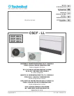 Предварительный просмотр 1 страницы Technibel CSCF 208 LL Installation Instructions Manual