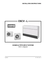 Предварительный просмотр 1 страницы Technibel CSCV 175 L Installation Instructions Manual