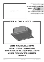 Preview for 1 page of Technibel CWX 10 Installation And Operating Instructions Manual