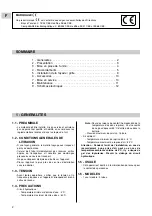 Preview for 2 page of Technibel CWX 10 Installation And Operating Instructions Manual