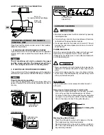 Preview for 20 page of Technibel CWX10B5XA Operating Instructions Manual