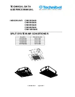 Предварительный просмотр 1 страницы Technibel CWX10B5XAB Technical Data & Service Manual