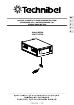 Предварительный просмотр 1 страницы Technibel DSA10FICR5IBA Operating Instructions Manual