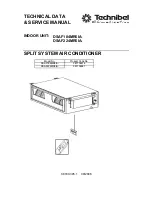 Technibel DSAF184MR5IA Technical Data & Service Manual предпросмотр