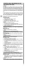 Preview for 40 page of Technibel DSAV122C5TA Operating Instructions Manual