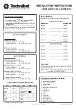 Technibel GR 12X Installation Instructions Manual preview