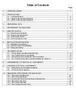 Preview for 3 page of Technibel GR247M2C5TAA Technical Data & Service Manual