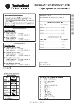 Technibel GR45C Installation Instructions Manual предпросмотр