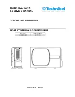 Предварительный просмотр 1 страницы Technibel GR9FI40R5IAA Technical Data & Service Manual