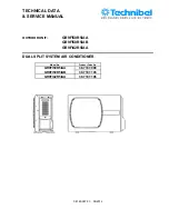 Technibel GR9FI42R5IAA Technical Data & Service Manual предпросмотр