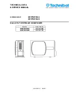 Предварительный просмотр 1 страницы Technibel GR9FI50R5IA Technical Data & Service Manual