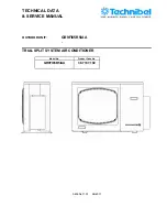 Preview for 1 page of Technibel GR9FI65R5IAA Technical Data & Service Manual