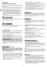 Предварительный просмотр 2 страницы Technibel GRF127R5I Installation Instructions Manual