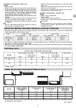 Предварительный просмотр 3 страницы Technibel GRF128L5T Series Installation Instructions Manual