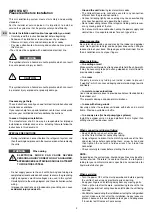 Preview for 2 page of Technibel GRF96R5IA Series Installation Instructions Manual