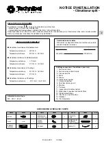 Preview for 9 page of Technibel GRF96R5IA Series Installation Instructions Manual