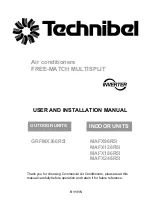 Technibel GRFMX366R5I User And Installation Manual предпросмотр