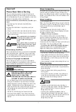 Preview for 2 page of Technibel GRV127L5 Technical & Service Manual