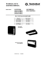 Technibel KAF97R5IAA Technical Data & Service Manual предпросмотр