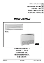 Technibel KPSW Operating Instructions Manual preview