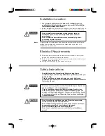 Preview for 4 page of Technibel MCAF124MR5IAA Operating Instructions Manual