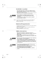 Предварительный просмотр 4 страницы Technibel MPAF120MR5I Operating Instructions Manual