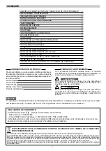 Preview for 22 page of Technibel MPAF129R5I Series Operating Instructions Manual