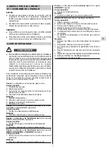 Preview for 31 page of Technibel MPAF129R5I Series Operating Instructions Manual