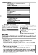 Preview for 32 page of Technibel MPAF129R5I Series Operating Instructions Manual