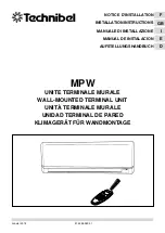 Technibel MPW Installation Instructions Manual preview