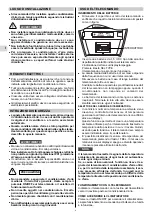 Предварительный просмотр 14 страницы Technibel MRAF128R5I Operating Instructions Manual