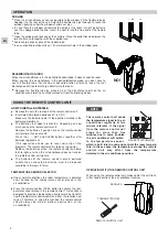 Предварительный просмотр 4 страницы Technibel MTF 94 Operating Instructions Manual