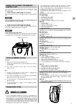 Предварительный просмотр 9 страницы Technibel MTF 94 Operating Instructions Manual